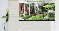 Desktop Screenshot of erzaehlcafe.com